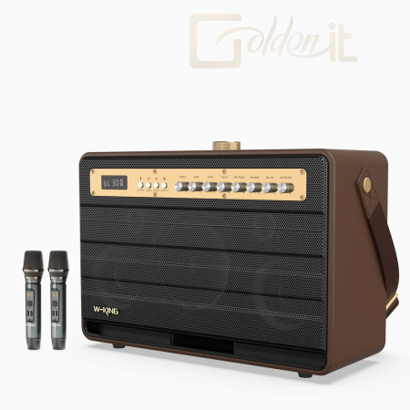 Hangfal W-King K6L Bluetooth Speaker Brown - K6L-BRN
