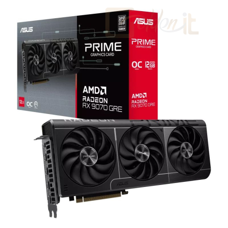 Videókártya Asus PRIME-RX9070GRE-O12G - PRIME-RX9070GRE-O12G