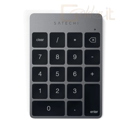 Billentyűzet Satechi Slim Bluetooth Keypad Space Gray - ST-KSALKPM