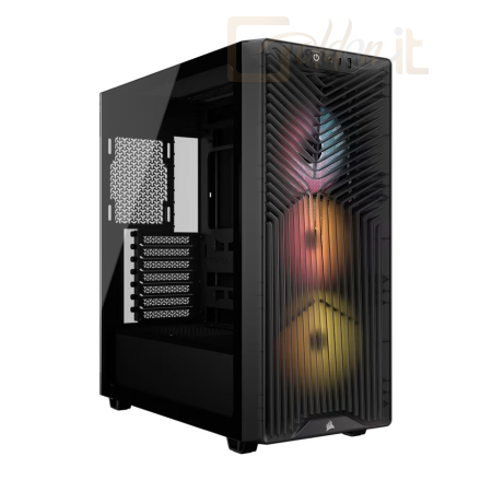 Ház Corsair 3200D RS ARGB Tempered Glass Smoke - CC-9011346-WW
