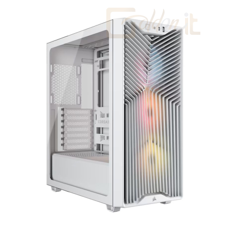 Ház Corsair 3200D RS ARGB Tempered Glass White - CC-9011345-WW