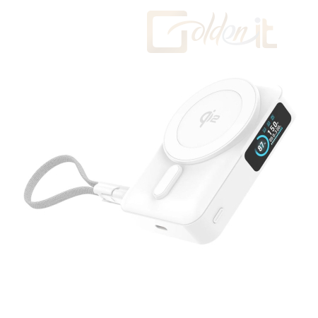 Powerbank vésztöltők Mobile Origin 10000 mAh PowerBank White - MO-TDS-PB19-WHT