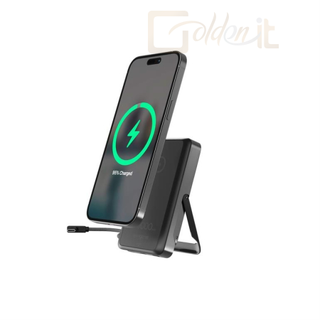 Powerbank vésztöltők Gembird PB10-WPC15MS-01 10000mAh Wireless PowerBank Black - PB10-WPC15MS-01