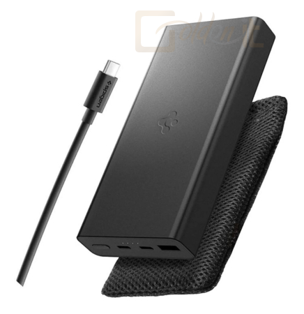 Powerbank vésztöltők Spigen EA3020 Essential 20000mAh Power Bank Black - ABA09433