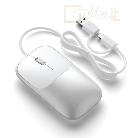 Egér Satechi Slim LX Wired Mouse Silver - ST-MULXS