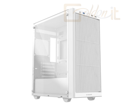 Ház ID-COOLING WARE 300 WH Tempered Glass White - WARE 300 WH