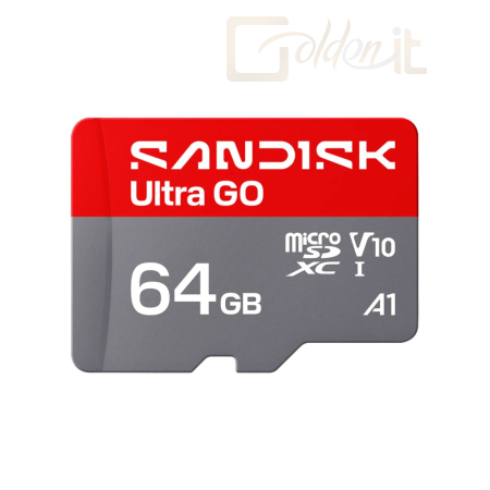 USB Ram Drive Sandisk 64GB microSDXC Ultra GO UHS-I V10 A1 - SDSQUGN-064G-GN6MN