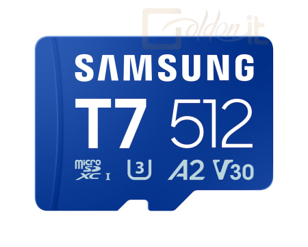 USB Ram Drive Samsung 512GB microSDXC T7 Class10 U3 V30 A2 adapter nélkül - MB-MB512T/WW