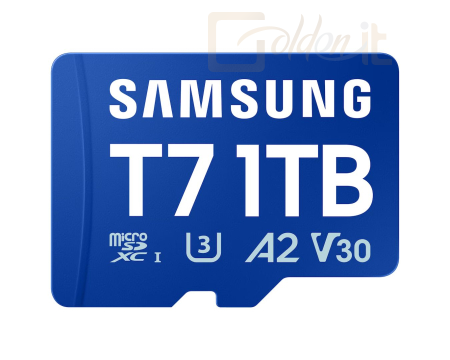 USB Ram Drive Samsung 1TB microSDXC T7 Class10 U3 V30 A2 adapter nélkül - MB-MB1T0T/WW