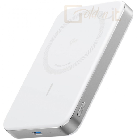 Powerbank vésztöltők ANKER MagGo 10000mAh Slim Magnetic PowerBank White - A1664H21