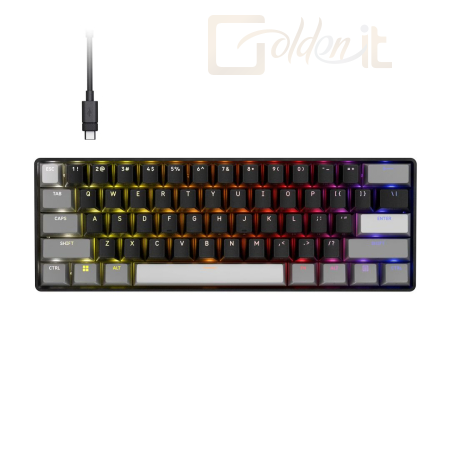 Billentyűzet Corsair Clipper Pro Mini 60 Hall Effect Gaming Keyboard Black US - CH-979101J-NA
