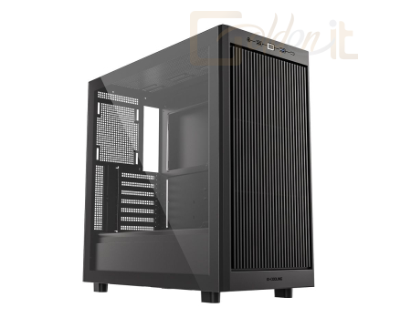 Ház ID-COOLING WARE 510 Tempered Glass Black - WARE 510