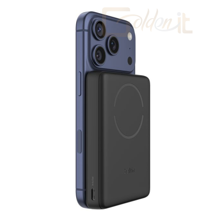 Powerbank vésztöltők Belkin BoostCharge Slim Magnetic 10000mAh PowerBank Black - BPD017HQBK