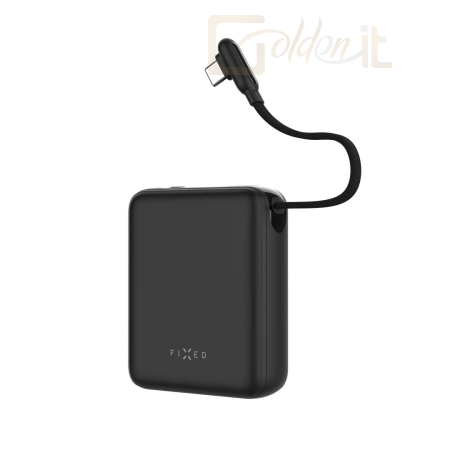 Powerbank vésztöltők FIXED Zen 10 Loop 10000mAh PowerBank, fekete - FIXZENL-10-BK