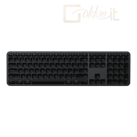 Billentyűzet Satechi Slim EX3 Wireless Bluetooth Keyboard Space Black US - ST-KEX3C-EN