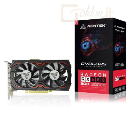 Videókártya Arktek Radeon RX508 8GB DDR5 V4 - AKR580D5S8GH1