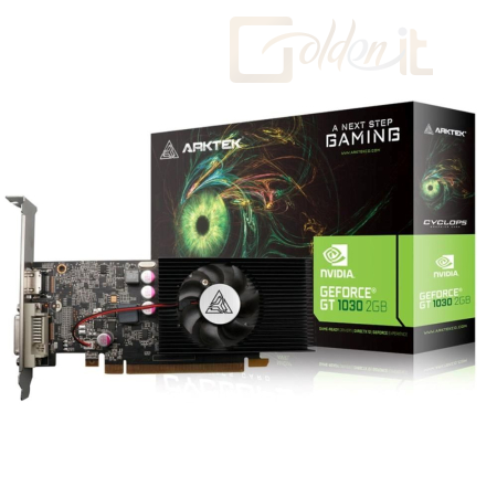 Videókártya Arktek GeForce GT 1030 2GB DDR5 - AKN1030D5S2GL1