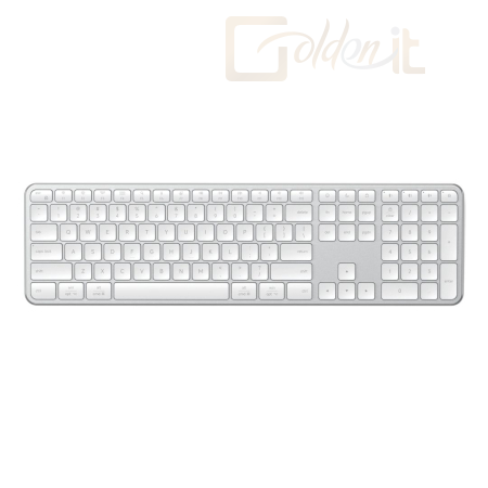 Billentyűzet Satechi Slim EX3 Wireless Bluetooth Keyboard Silver US - ST-KEX3S-EN