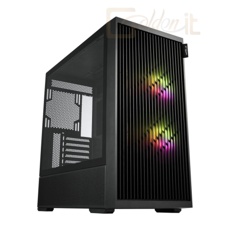 Ház FSP M330 ARGB Window Black - M330-BA