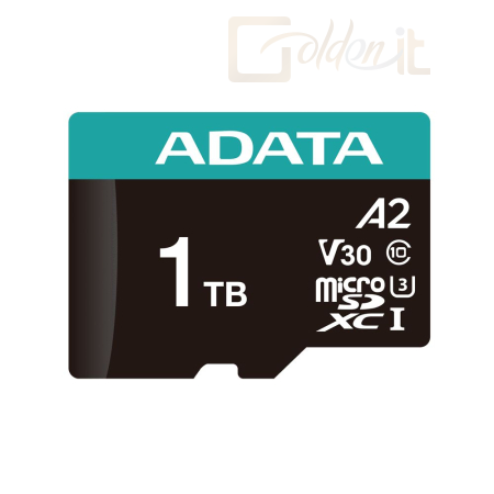 USB Ram Drive A-Data 1TB microSDXC Premier Pro Class 10 UHS-I U3 A2 V30 + adapterrel - AUSDX1TUI3V30SA2-RA1
