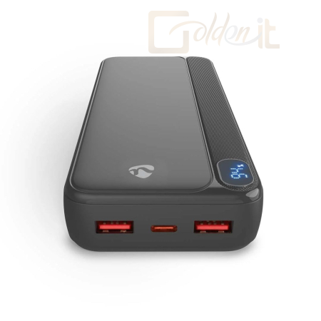 Powerbank vésztöltők Nedis PBKPD20W225BK 20000mAh Powerbank Black - PBKPD20W225BK