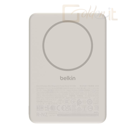Powerbank vésztöltők Belkin BoostCharge 5000mAh PowerBank Sand - BPD020HQSA