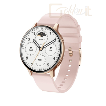 Okosóra Lamax Aura SmartWatch Rose Gold - 8596687004001