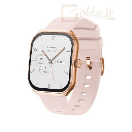 Okosóra Lamax Flow AMOLED SmartWatch Rose Gold - 8596687004605