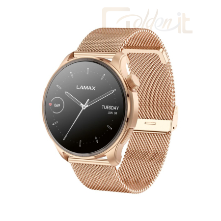 Okosóra Lamax Prism AMOLED SmartWatch Rose Gold - 8596687004407
