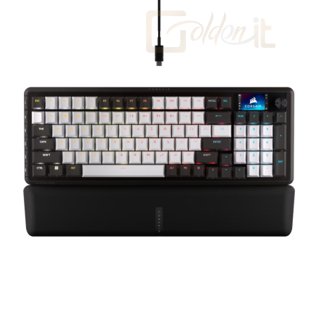 Billentyűzet Corsair Vanguard 96 Wired MLX Plasma Mechanical Gaming Keyboard Black/White US - CH-91E921E-NA