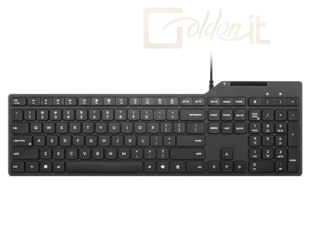 Billentyűzet Lenovo 5000 Smartcard Wired Keyboard Black HU - 4Y41U13327