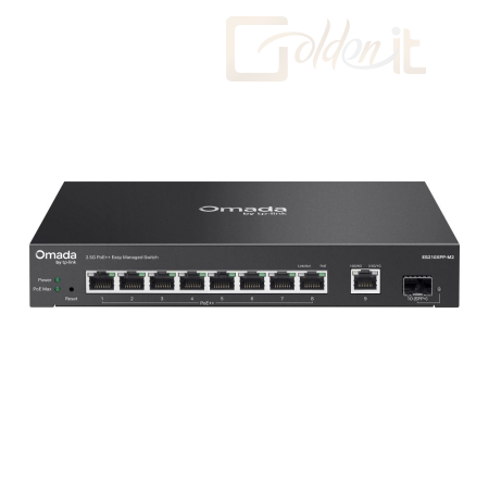 Hálózati eszközök TP-Link ES210XPP-M2 Omada 8-Port 2.5G + 2-Port 10G Easy Managed Switch with 8-Port PoE++ - ES210XPP-M2