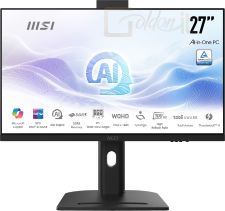 Komplett konfigurációk Msi Modern AM273QP AI 1UM AiO Black - MODERN-AM273QP-AI-1UMG-424XEU