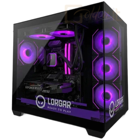 Komplett konfigurációk LORGAR Advanced PCA201 Black - LRG-PCA201-BK