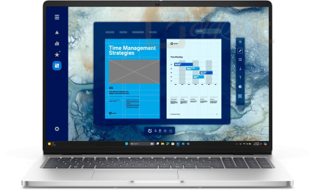 Notebook Dell Pro 16 Platinum Silver - PC16250-43