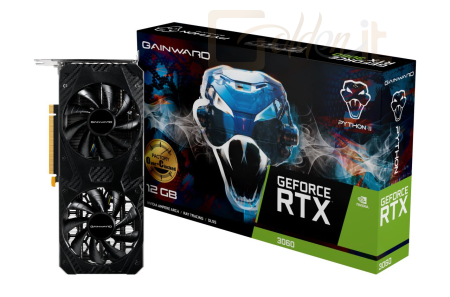 Videókártya Gainward GeForce RTX3060 12GB DDR6  Python II OC - NE63060U19K9-PG190V