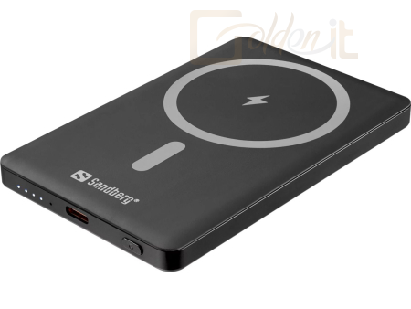 Powerbank vésztöltők Sandberg Magnet 5000 Saver 5000mAh PowerBank Black - 320-96