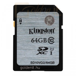 Kingston 64GB SDXC Class10 UHS-I - Memóriakártya