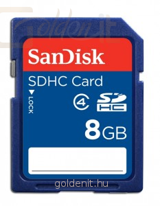 Sandisk 8GB  SDHC Class4  - Memóriakártya