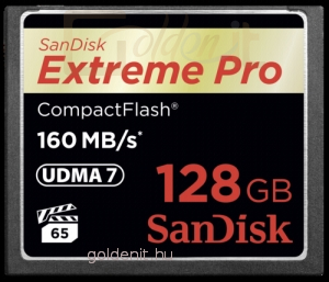 Sandisk 128GB Extreme PRO CompactFlash - Memóriakártya