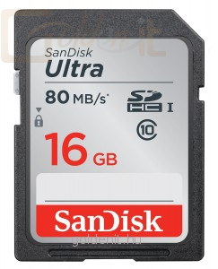 Sandisk 16GB SDHC Ultra UHS-I Class10 - Memóriakártya