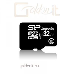 Silicon Power 32GB Superior microSDHC UHS-1 (U3) + adapter - Memóriakártya