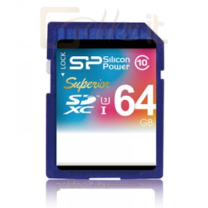 Silicon Power 64GB Superior SDXC UHS-1 (U3) - Memóriakártya