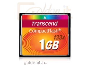 Transcend 1GB Compact Flash Card (133X) - Memóriakártya