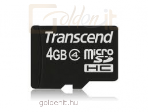Transcend 4GB Micro SDHC Class4 - Memóriakártya