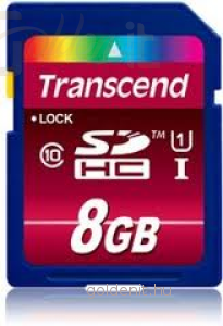 Transcend 8GB SDHC Card Class 10 UHS-I - Memóriakártya