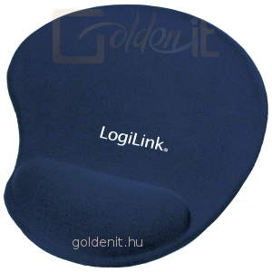 Logilink ID0027B zselés egérpad csuklótámasszal Blue 300x220x25mm