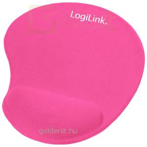 Logilink ID0027P zselés egérpad csuklótámasszal Pink 300x220x25mm