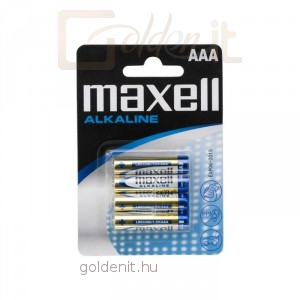 Maxell  alkáli micro ceruza elem (AAA)  4db/csomag