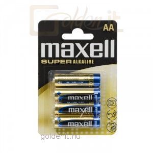 Maxell  alkáli ceruza elem (AA)  4db/csomag